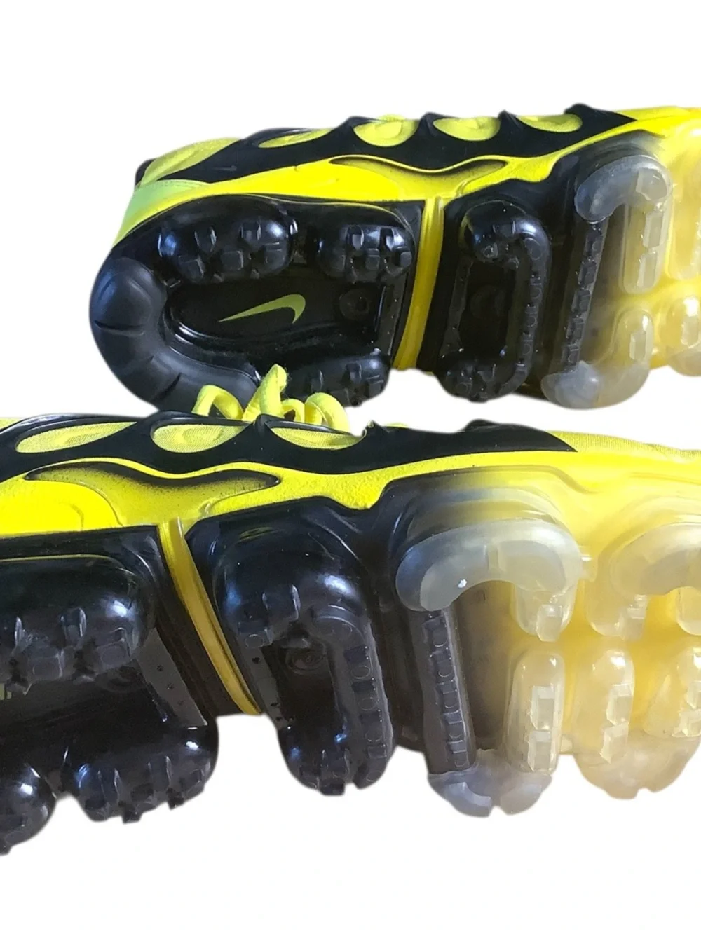 Nike Air Vapromax Plus “Bumble Bee” yellow and black sneakers men’s size 7